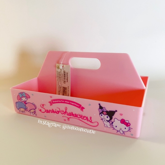 Sanrio Other - 🧡 SOLD 🧡 Sanrio Characters Pink Storage Caddy